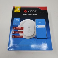 New Kidde RGSAR-RW Wired  Battery Smart Smoke Alarm with Ring Alerts Wifi