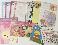 Kawaii Stationary Mixed Lot 45pc Sanrio & San-X Memo Sticker Envelopes