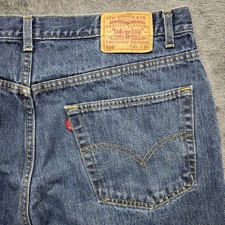 Vintage Levis Jeans Mens 40x30 Fits 38x30 550 Blue Denim Relaxed Straight USA
