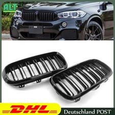 F�r BMW X5 F15 X6 F16 Facelift Gl�nzend Sportgrill K�hlergrill Doppelsteg Nieren