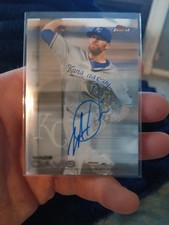 2016 Topps Finest - Autographs Wade Davis #FA-WD (AU)