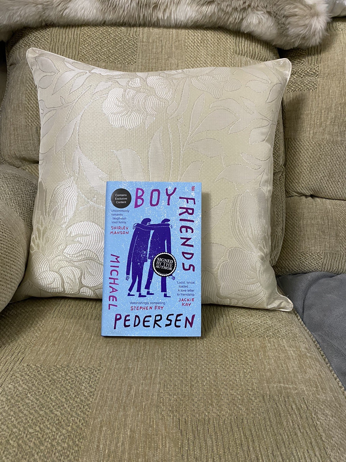 Signed By The Author Boy Friends by Michael Pedersen Hardback Book 2022