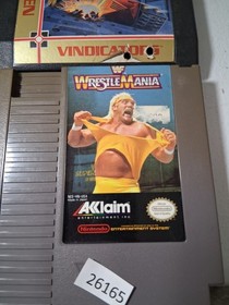 3 Nintendo games NES: Vindicators, Top Gun, Wrestlemania    26165 bc21