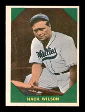 1960 Fleer #48 Hack Wilson   EXMT+ X3267813