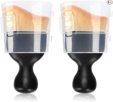 Interior Detailing Brush, 2PCS Interior Cleaning Soft Brush, Curved Design Clean