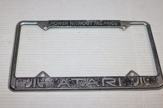 Vintage ATARI Metal License Plate Frame Rare Retro Gaming Collectible