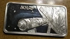 1oz Vintage 1975 Silver Bar .999 American Greatest Events SKYLAB Space Station