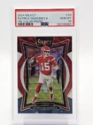 PATRICK MAHOMES II 2024 SELECT CONCOURSE TRI-COLOR PRIZM /299 #33 PSA 10 Q0004