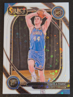 Select 2024-25 - Nikola Topic RC ''Courtside'' numbered White Fast Break /75 ! ! !