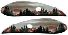 2 Rv Camper Mountain Stripes Heartland Wilderness Graphics Decals-2114