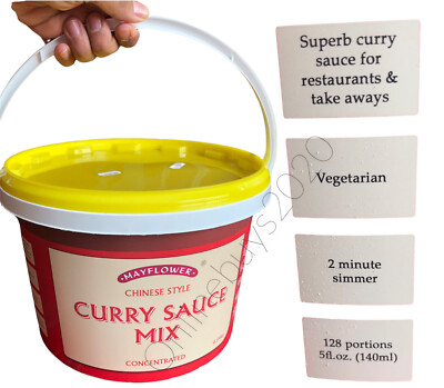 MAYFLOWER CURRY SAUCE MIX BUCKET Chinese Style Vegetarian