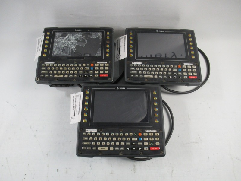 Lot (3) Zebra Psion VH10 8516 Vehicle Mounted Touchscreen Computer Terminals 2