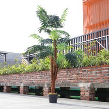 Large Artificial Palm Tree Realistic Fake Tropical Plant with Pot Indoor Outdoor