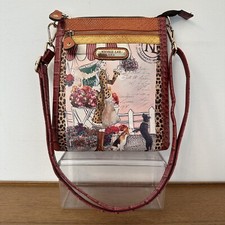 Nicole Lee Usa Girl Flowers Dogs Hollywood Crossbody Bag Purse Designer