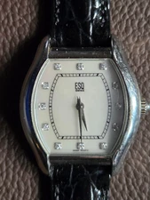 ESQ E5378 Ladies Swiss Quartz Watch With New Movado Leather Band