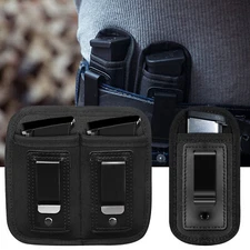 Tactical Magazine Pouch IWB Mags Holster Case Holder 9mm 40 Double/Single Stack