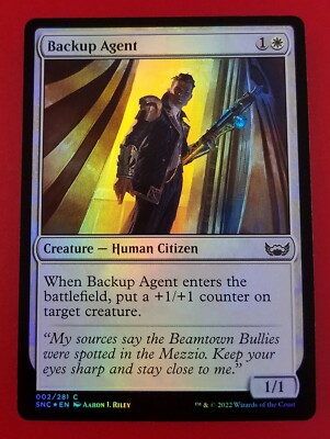 1x Backup Agent | FOIL | Streets of New Capenna | MTG Magic Cards | eBay 1x Backup Agent | FOIL | Streets of New Capenna | MTG Magic Cards | eBay