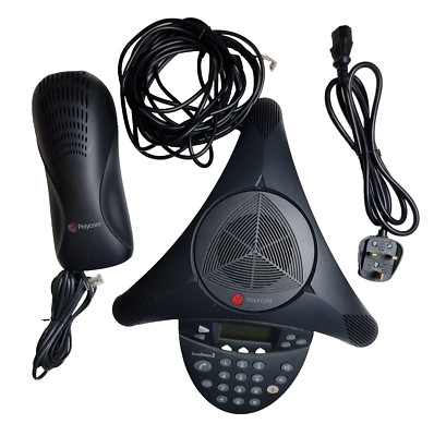 Polycom Sound Station 2 Analog Konferenz Bürotelefon Telefon nicht erweiterbar