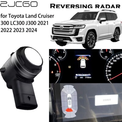 Parking Sensor Backup Radar Buzzer For Toyota Land Cruiser 300 LC300 2021~2024