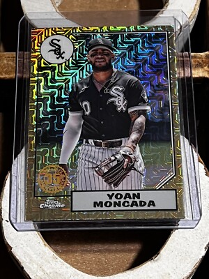 2022 Topps Chrome Silver Pack Mojo #T87C-30 Yoan Moncada  Chicago White Sox