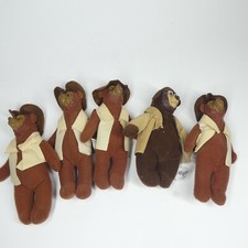 Country Bears Plush Lot 6" McDonalds Disney Vintage