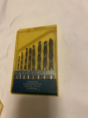 HOLZBOHRER 8 ITEM MM DRILL BIT KIT, 3 TO 10 MM