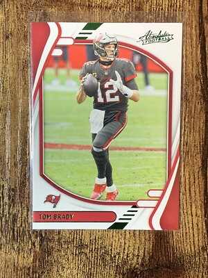 2021 Absolute Tom Brady Green Foil Tampa Bay Buccaneers #91