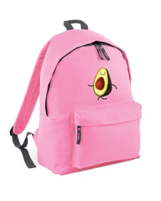 NOT SPECIFIED Stolzer Avocado Rucksack Hipster Teen Schultasche lustig vegan Mädchen Junge süß L86