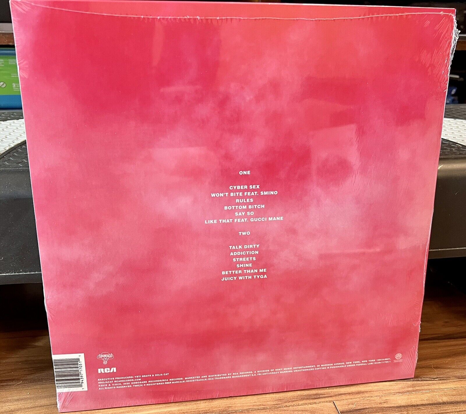 NEW andamp; Sealed Doja Cat and#034;Hot Pinkand#034; LP Pink Color Vinyl Record Limited In Hand eBay