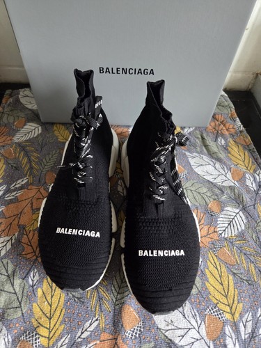 Balenciaga Black Speed Lace Up 2.0 - UK 6 - EU 40 - Fit UK 7 Perfectly - Picture 2 of 10