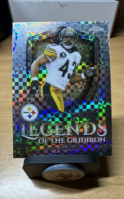 #ad #ad 2025 Topps Chrome Troy Polamalu X Fractor Insert #LOG 33 Pittsburgh Steelers $8.00