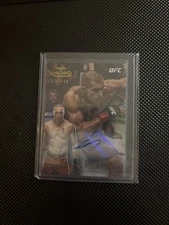 2024 Topps Gold Label UFC Georges St-Pierre Gold Label Autograph 18/148