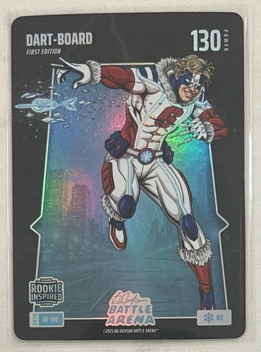 BO JACKSON BATTLE ARENA 26 FIRST EDITION DART BOARD ICE RC BATTLE FOIL SP Jaxson