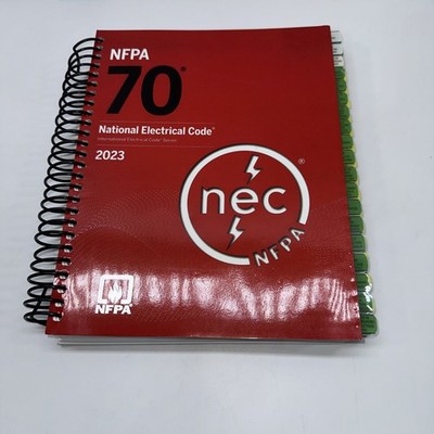 NEW NFPA 70, National Electrical Code  2023 Spiralbound Book Pretabbed Tabs NEC