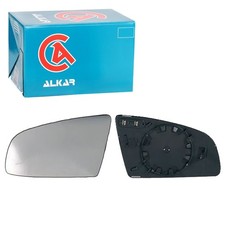 VETRO SPECCHIO ALKAR RISCALDABILE CONVESSO DESTRO adatto per AUDI A3 A4 A6 | 6426503