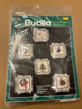 Bucilla Christmas Heirloom Ornament Kit Set Of 6 Vtg Counted Cross Stitch NOS