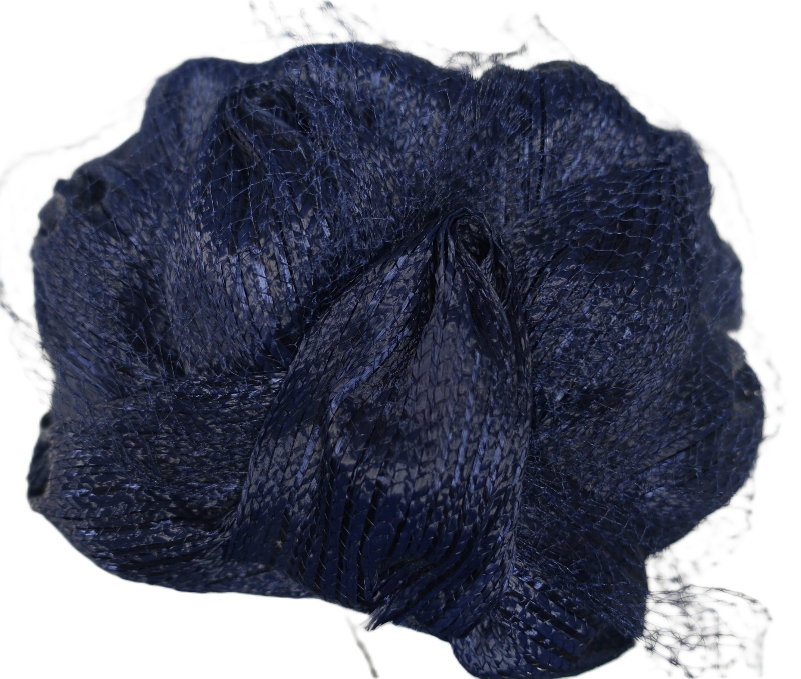 CLOVER LANE VINTAGE 1940'S NAVY BLUE WOVEN LOOPED… - image 5