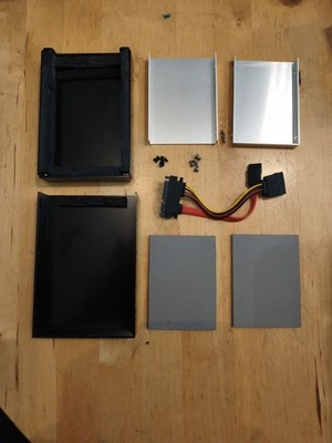 Scythe Quiet Drive 2.5 HDD Entkoppler Dämmbox Silent PC 3.5 Zoll