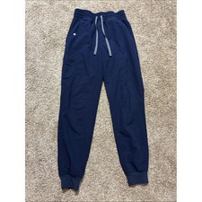 Figs Women's Navy Blue Zamora Jogger Scrub Pants Small Tall