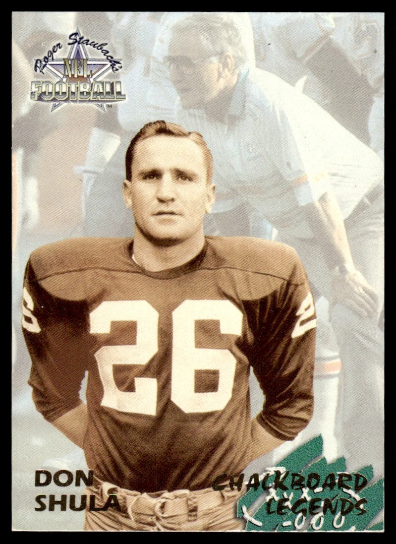 Don Shula trading card