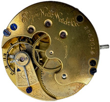 Antique 6s 1888 Elgin 11 Jewel Mechanical Hunter Pocket Watch Movement 94 USA