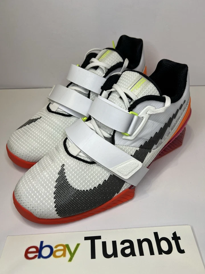 NOVO EM FOLHA Nike Romaleos 4 SE Tênis de Levantamento de Peso Masculino 'Rawdacious' DJ4487-121 - Imagem 4 de 4