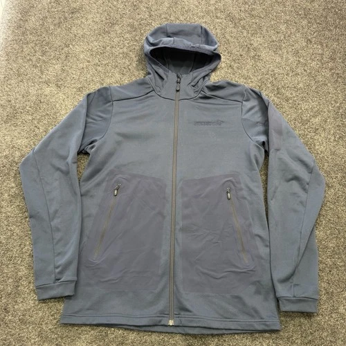 Norrona falketind warm2 stretch Hood Jacket Men Size Medium - Indigo Night Gorp video thumbnail