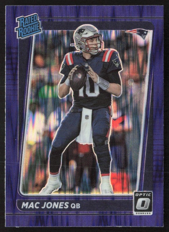 2021 Donruss Optic Purple Shock Mac Jones Rookie #206 TS7