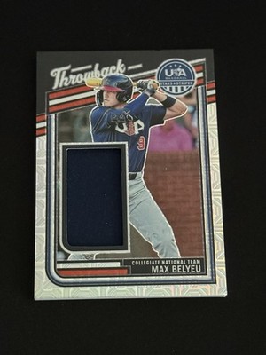 2026 Panini USA Stars & Stripes Max Belyeu Patch MOJO /25 #TM-MB