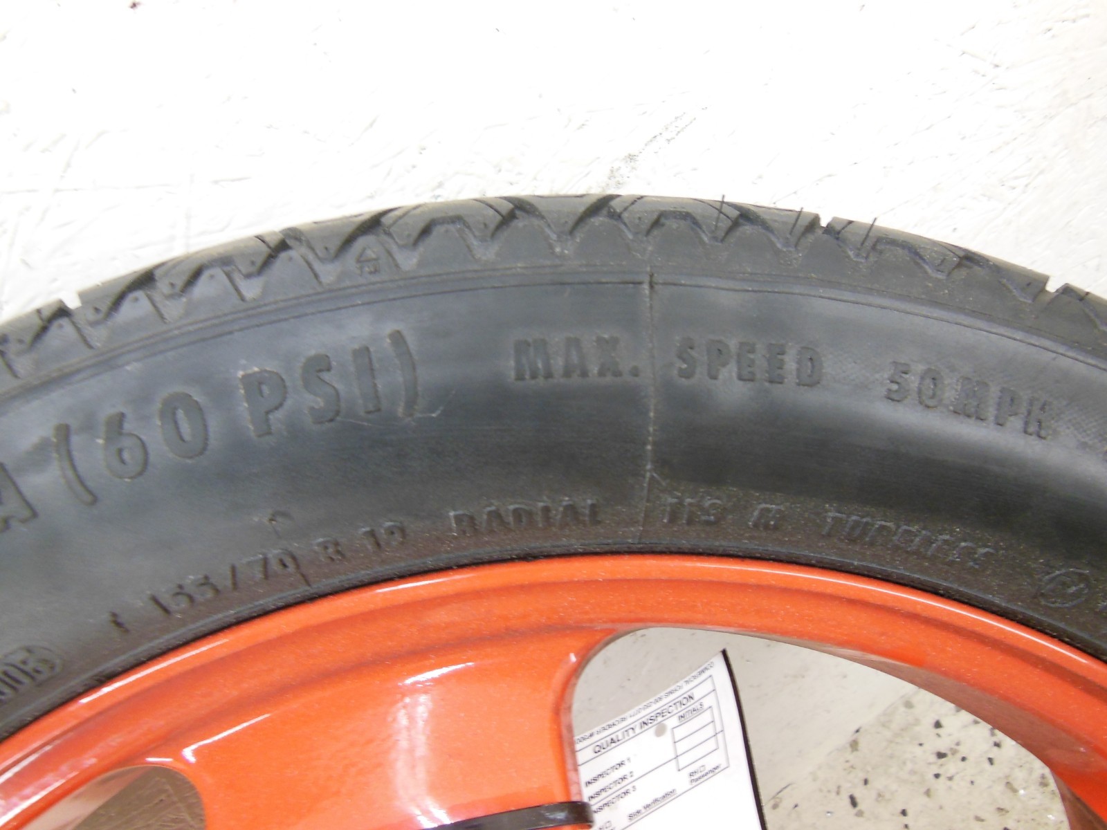 2006 Bentley Continental Flying Spur 19x4.5 Emergency Spare Tire 155/70 R19 OEM