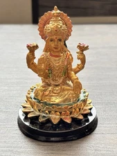 Lakshmi (or Laxmi), the Hindu goddess of wealth, prosperity, and beauty 4.5”x 3”