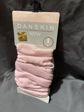 NWT Girls One Size Danskin Leg Warmers Pink SKU TR32 Dance