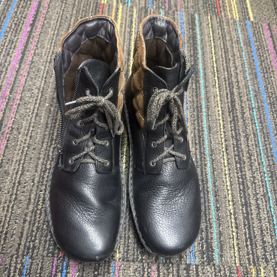 Botas Naot Castera de cuero negro marrón gamuza para mujer talla 10 (EU 41) Foto 2 de 4