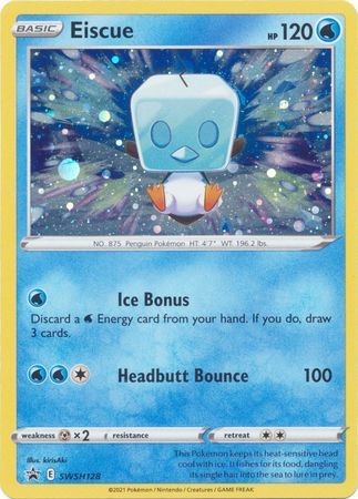 Eiscue - SWSH128 - Pokemon Sword & Shield Promo Ultra Rare Holo Card NM